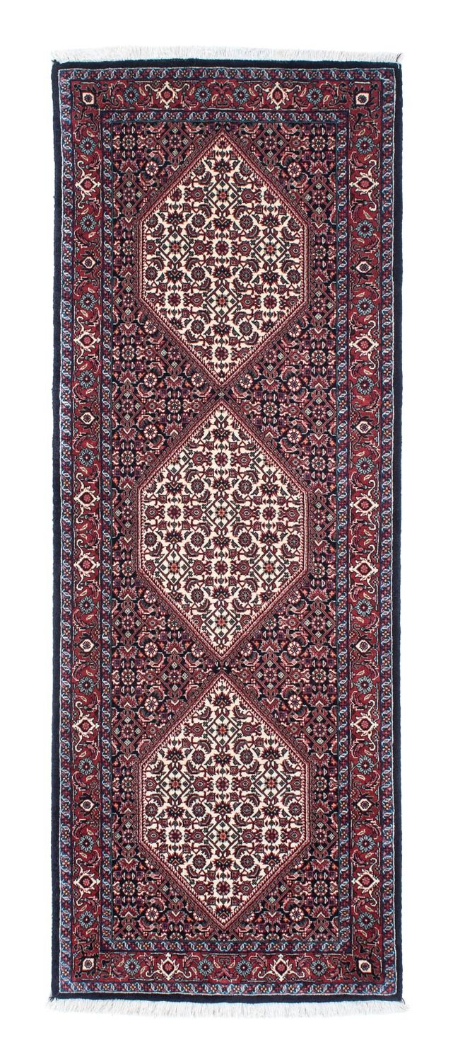 Tappeto corsia Tappeto Persero - Bidjar - 206 x 73 cm - blu scuro