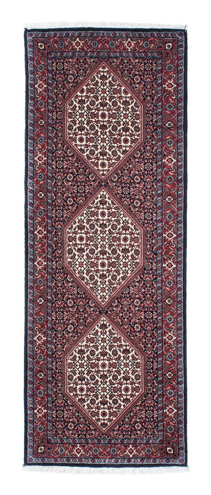 Tappeto corsia Tappeto Persero - Bidjar - 206 x 73 cm - blu scuro