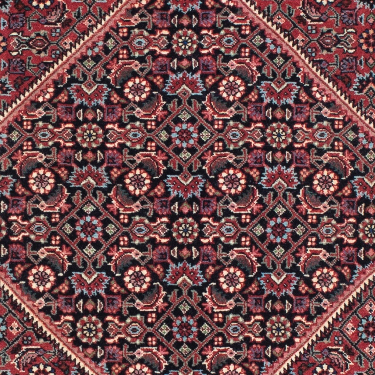 Tappeto corsia Tappeto Persero - Bidjar - 209 x 72 cm - blu scuro