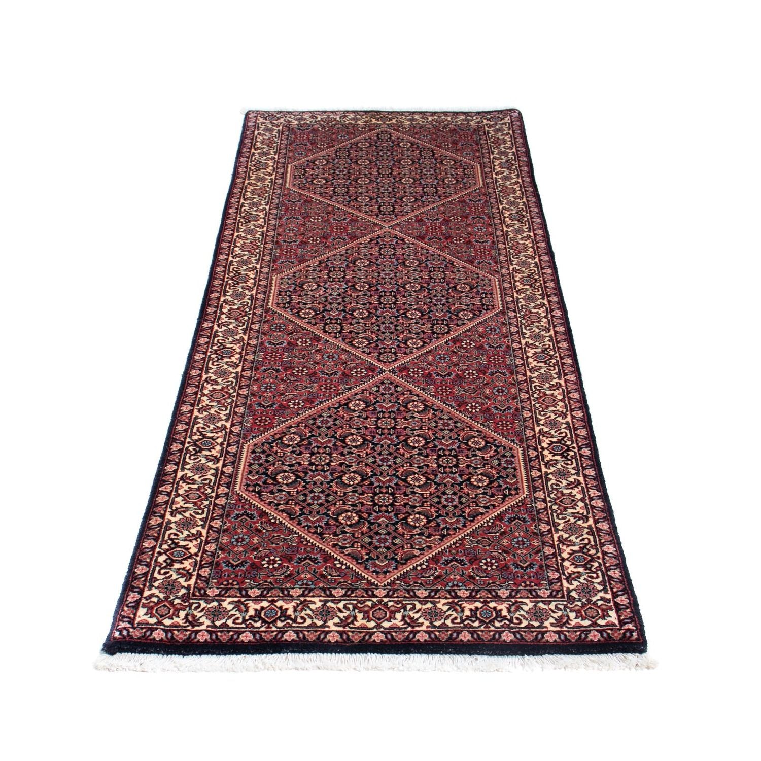 Tappeto corsia Tappeto Persero - Bidjar - 209 x 72 cm - blu scuro