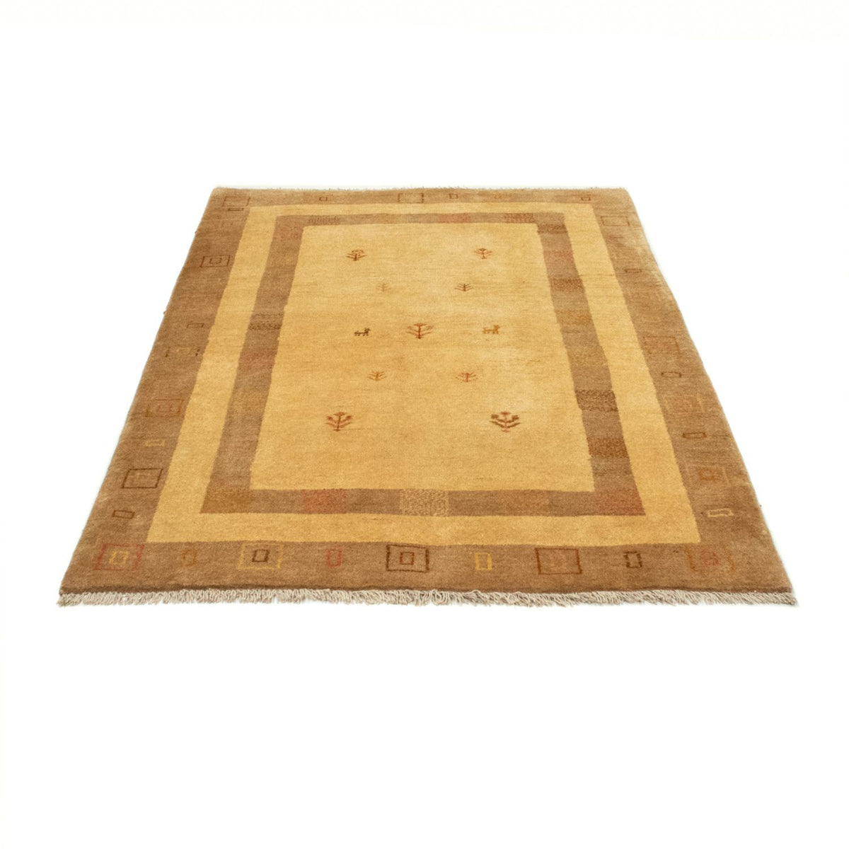 Tappeto Gabbeh - Persero - 174 x 121 cm - oro