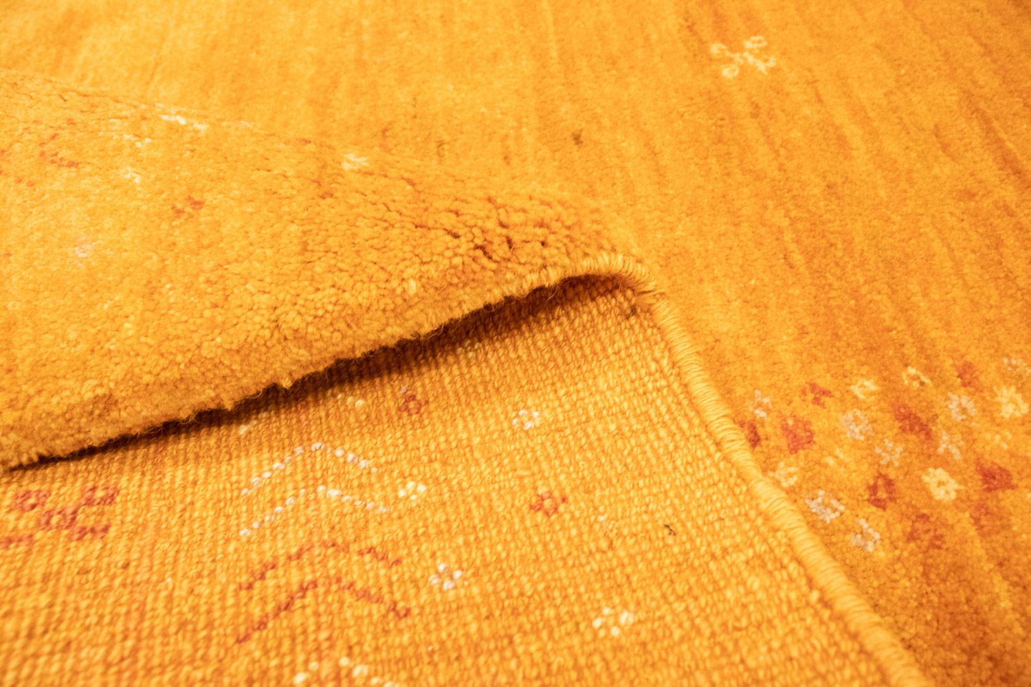 Tappeto Gabbeh - Persero - 224 x 177 cm - oro