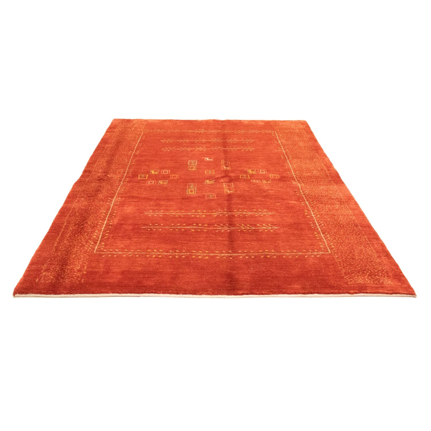 Tappeto Gabbeh - Persero - 228 x 165 cm - rosso