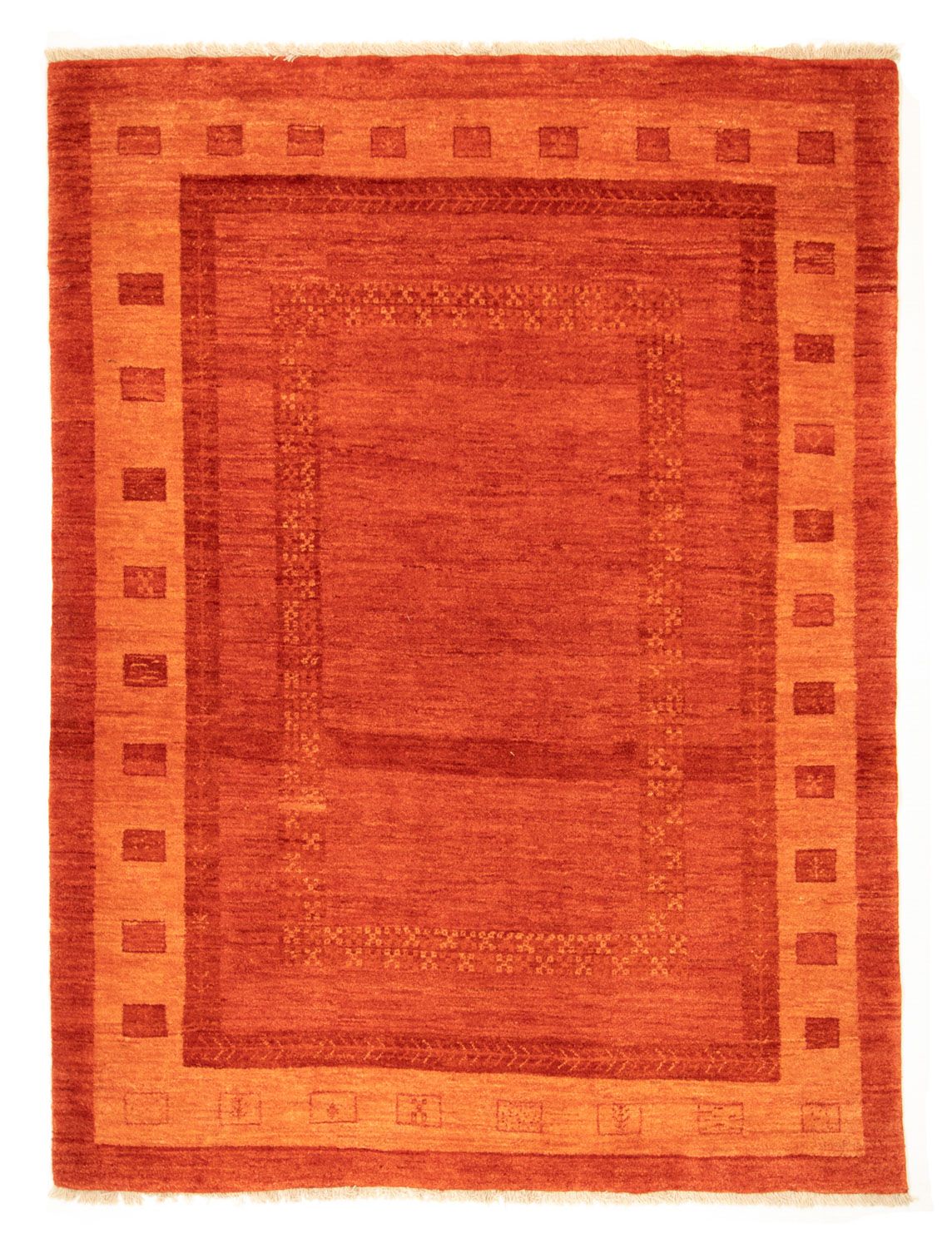Tappeto Gabbeh - Persero - 224 x 173 cm - rosso