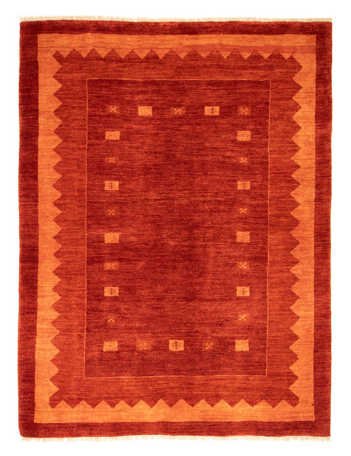 Tappeto Gabbeh - Persero - 230 x 175 cm - rosso