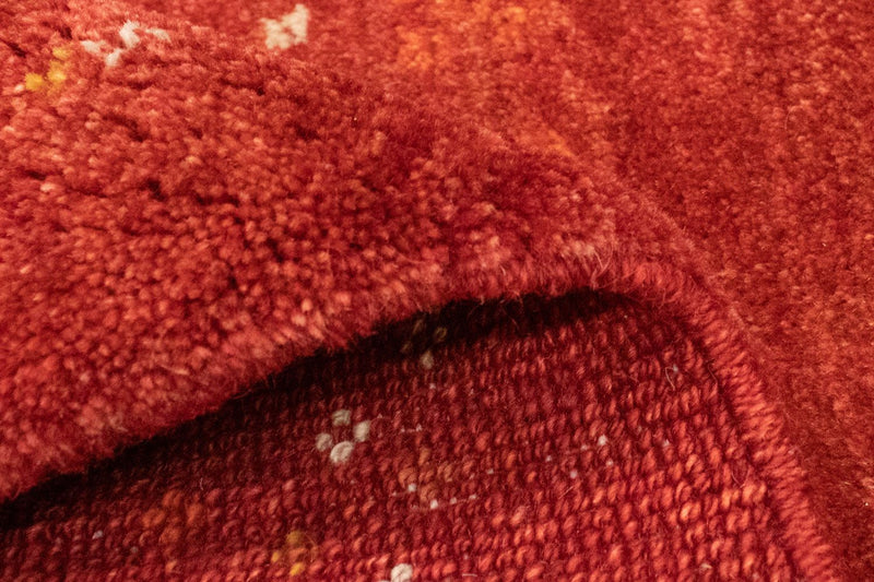 Tappeto Gabbeh - Persero - 174 x 122 cm - rosso