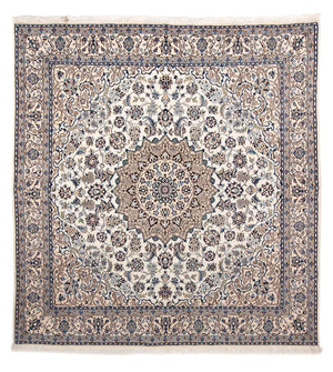 Tappeto Persero - Nain - Reale quadrato  - 210 x 202 cm - beige