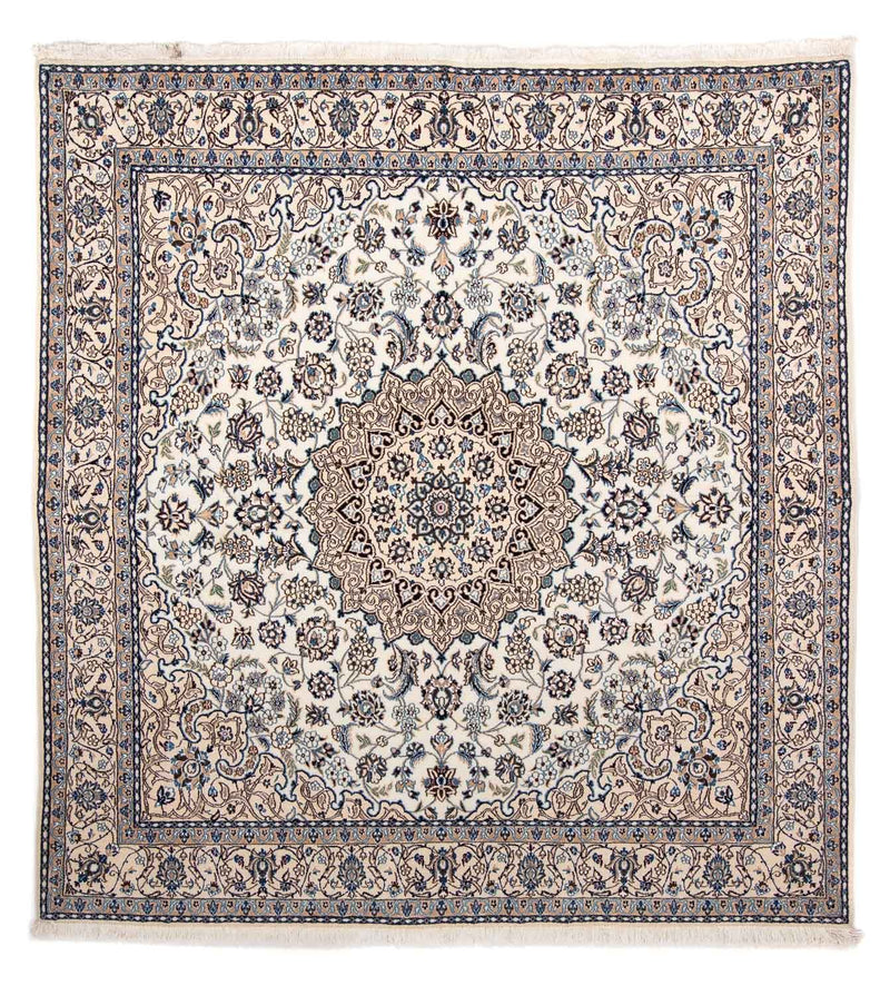 Tappeto Persero - Nain - Reale quadrato  - 210 x 202 cm - beige