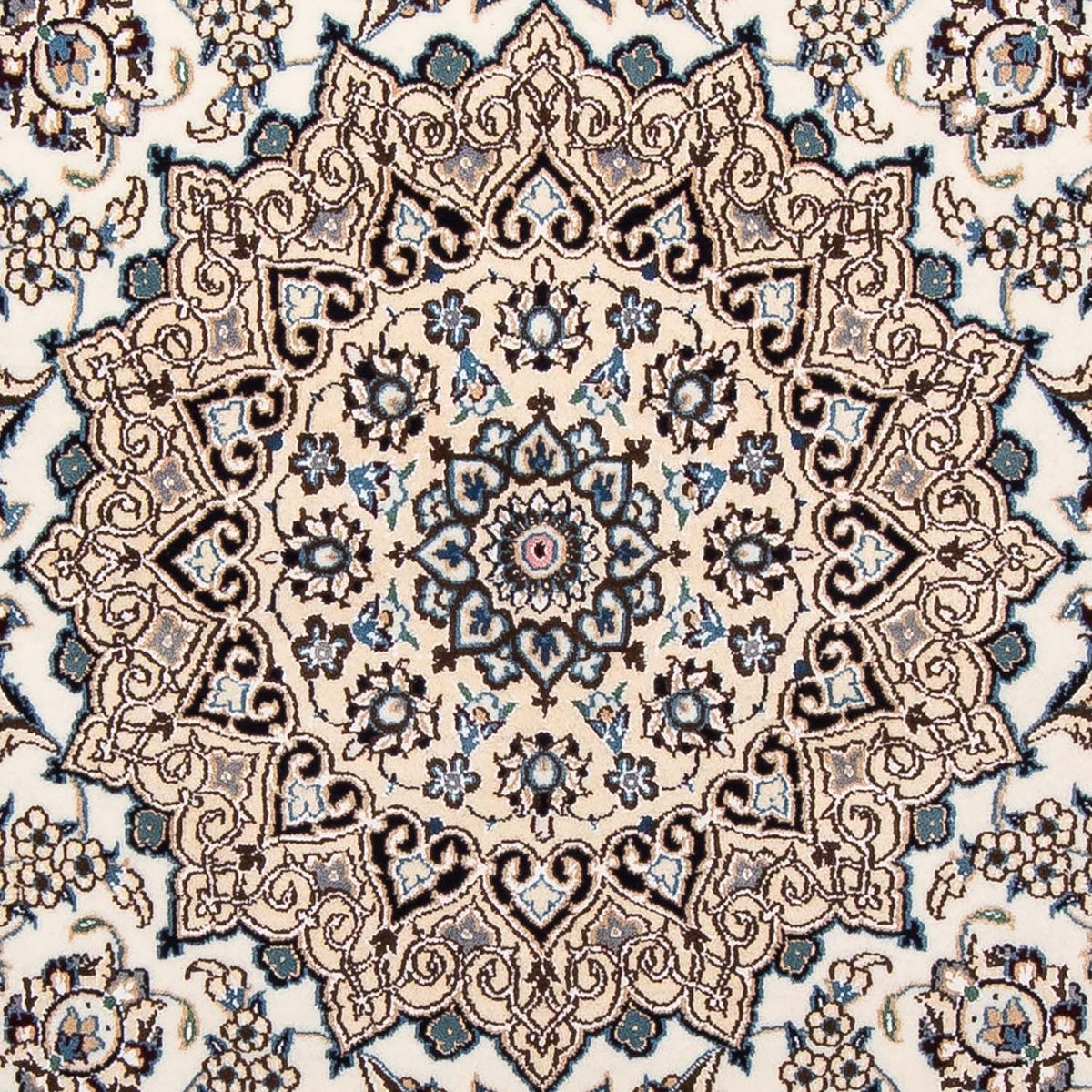 Tappeto Persero - Nain - Reale quadrato  - 210 x 202 cm - beige