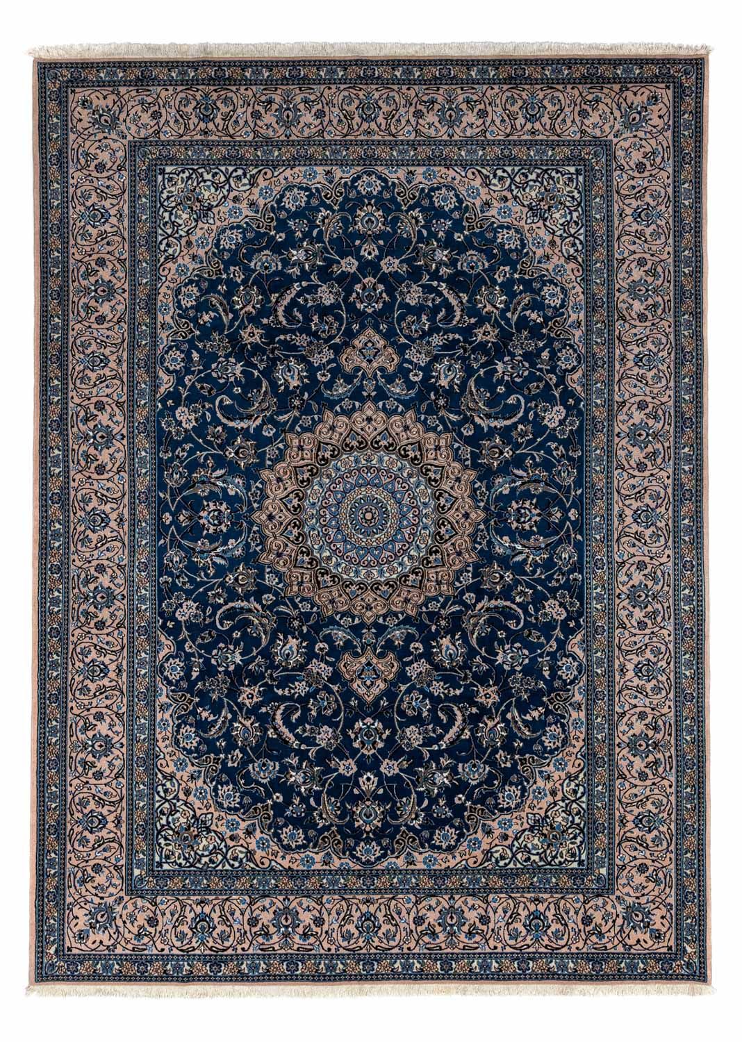 Tappeto Persero - Nain - Reale - 348 x 245 cm - blu scuro