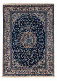 Tappeto Persero - Nain - Reale - 348 x 245 cm - blu scuro
