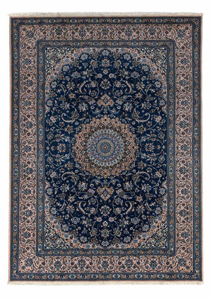 Tappeto Persero - Nain - Reale - 348 x 245 cm - blu scuro