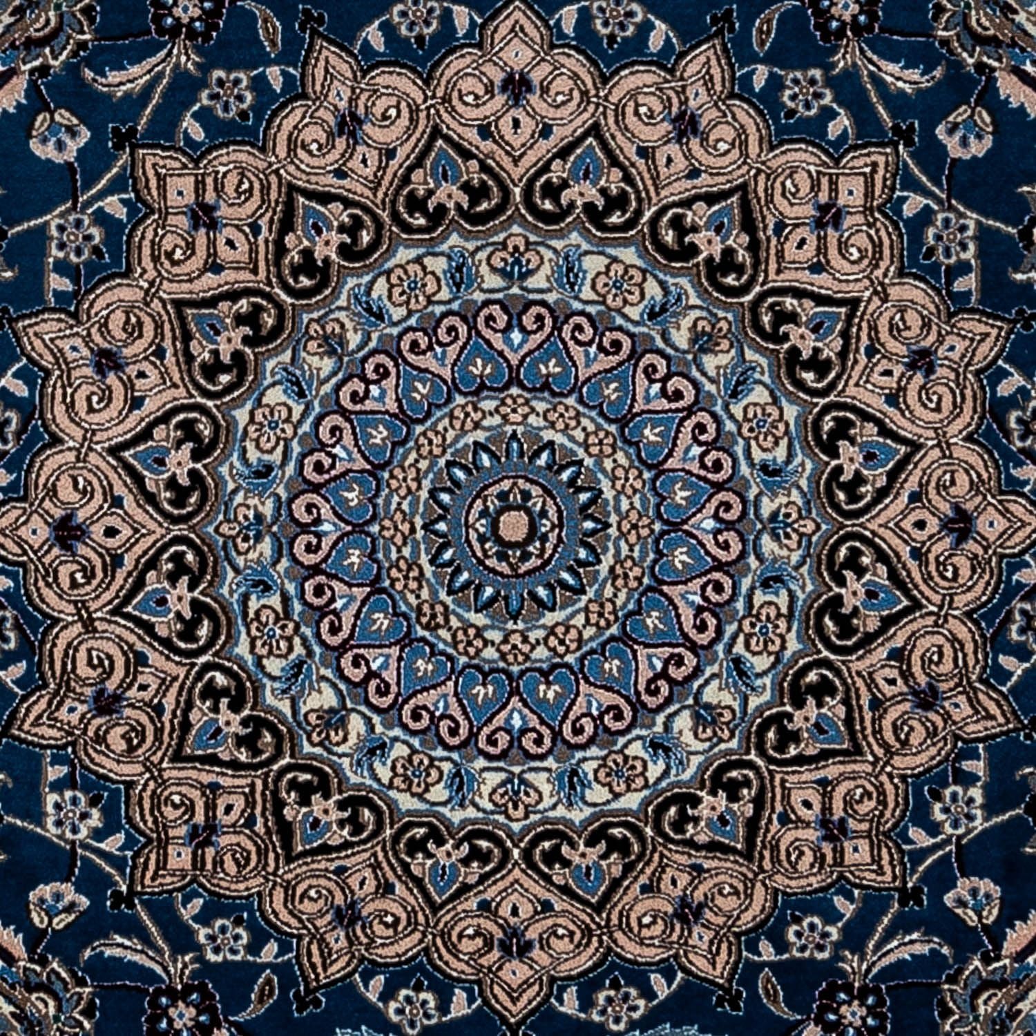 Tappeto Persero - Nain - Reale - 348 x 245 cm - blu scuro