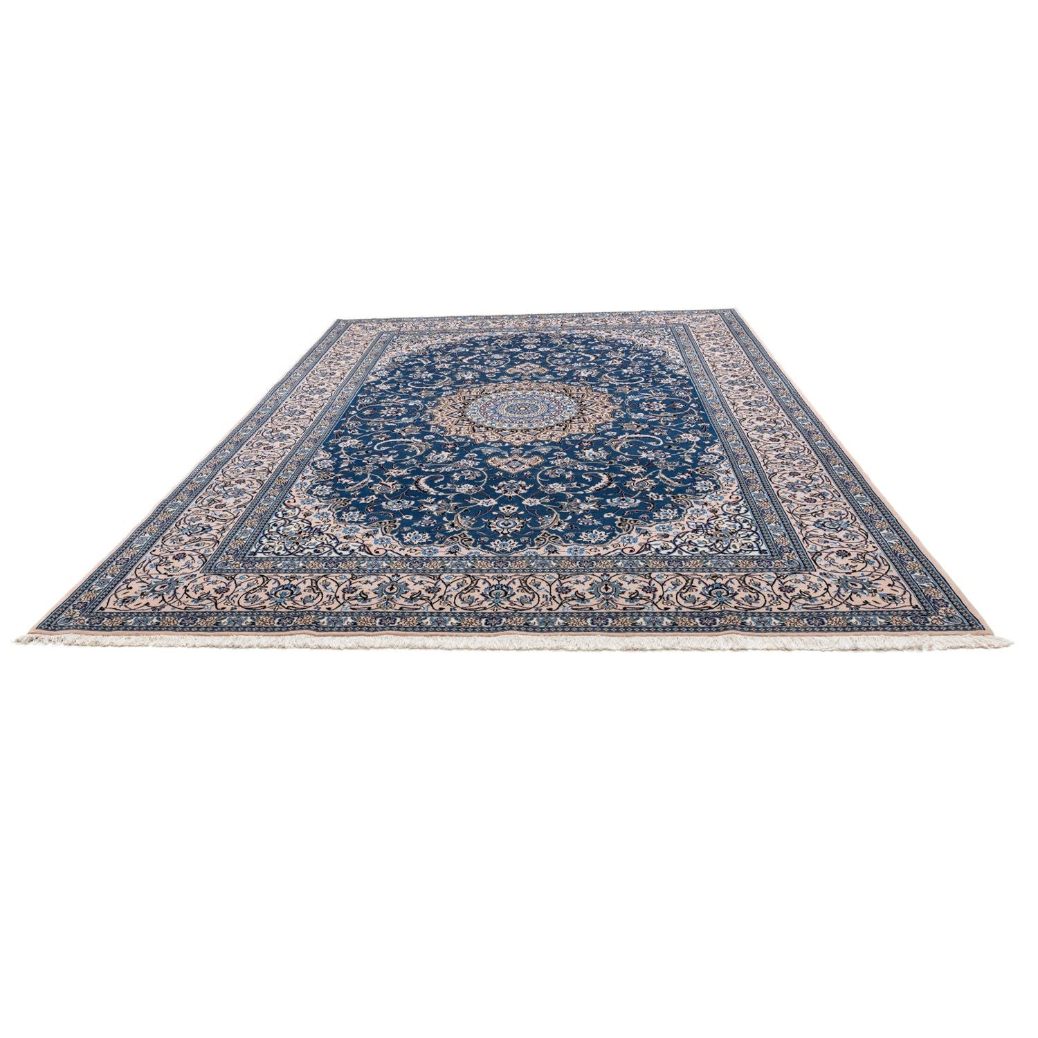 Tappeto Persero - Nain - Reale - 348 x 245 cm - blu scuro