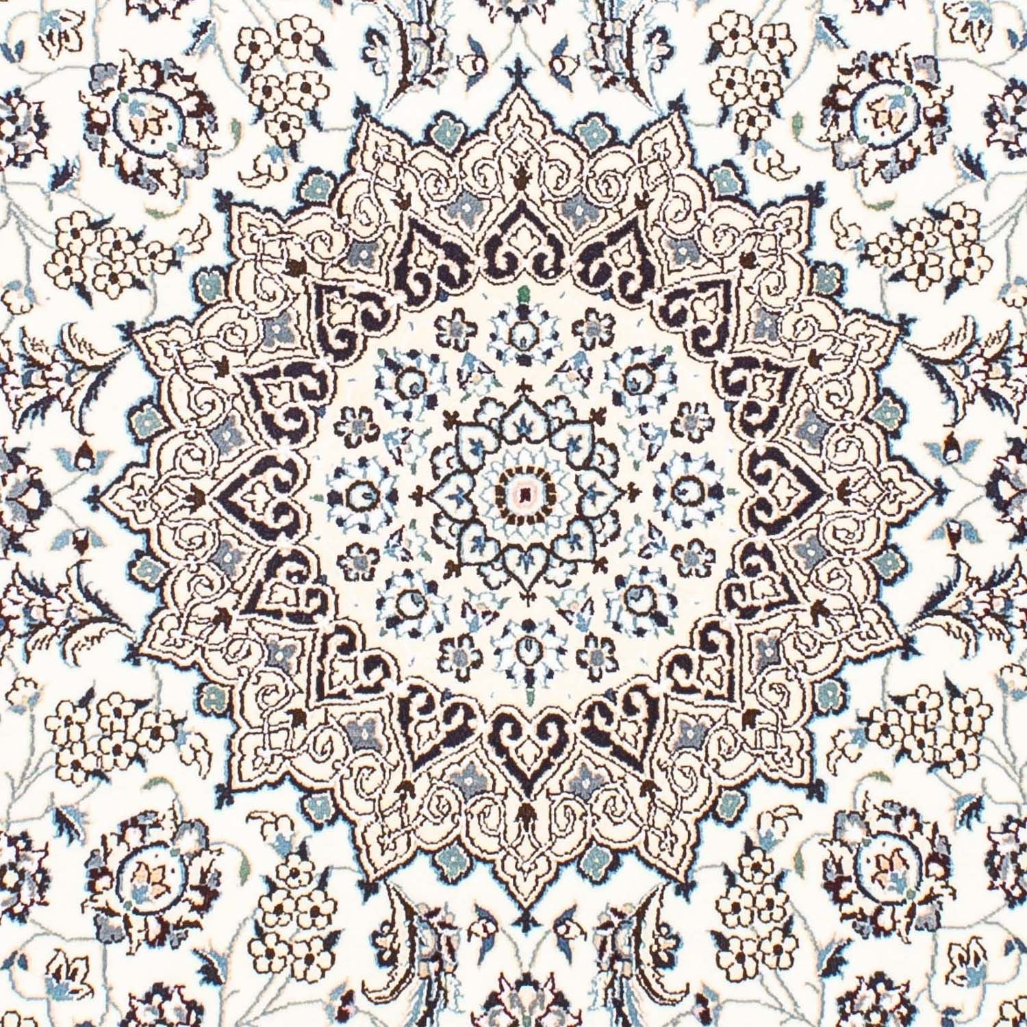 Tappeto Persero - Nain - Reale quadrato  - 205 x 198 cm - beige