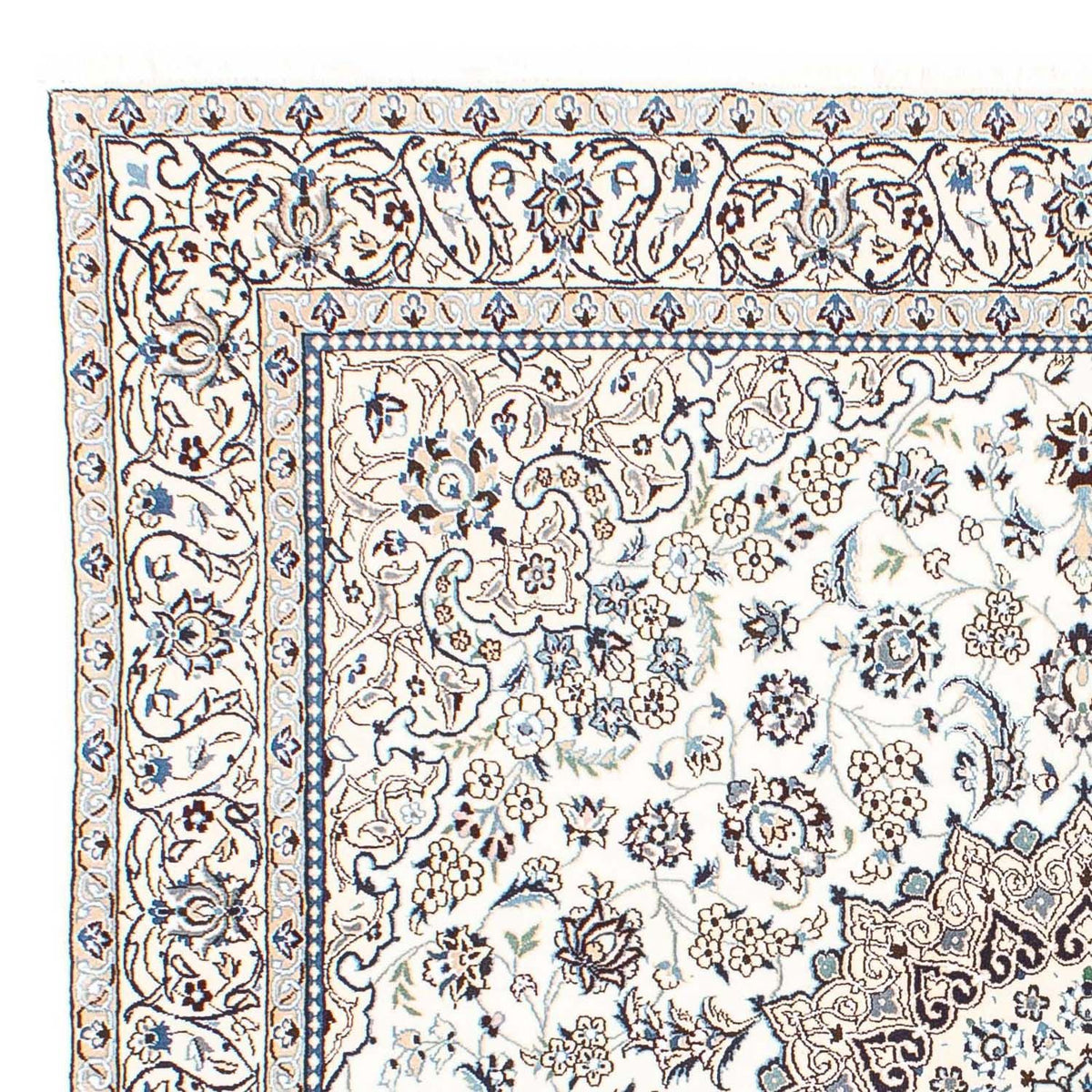 Tappeto Persero - Nain - Reale quadrato  - 205 x 198 cm - beige