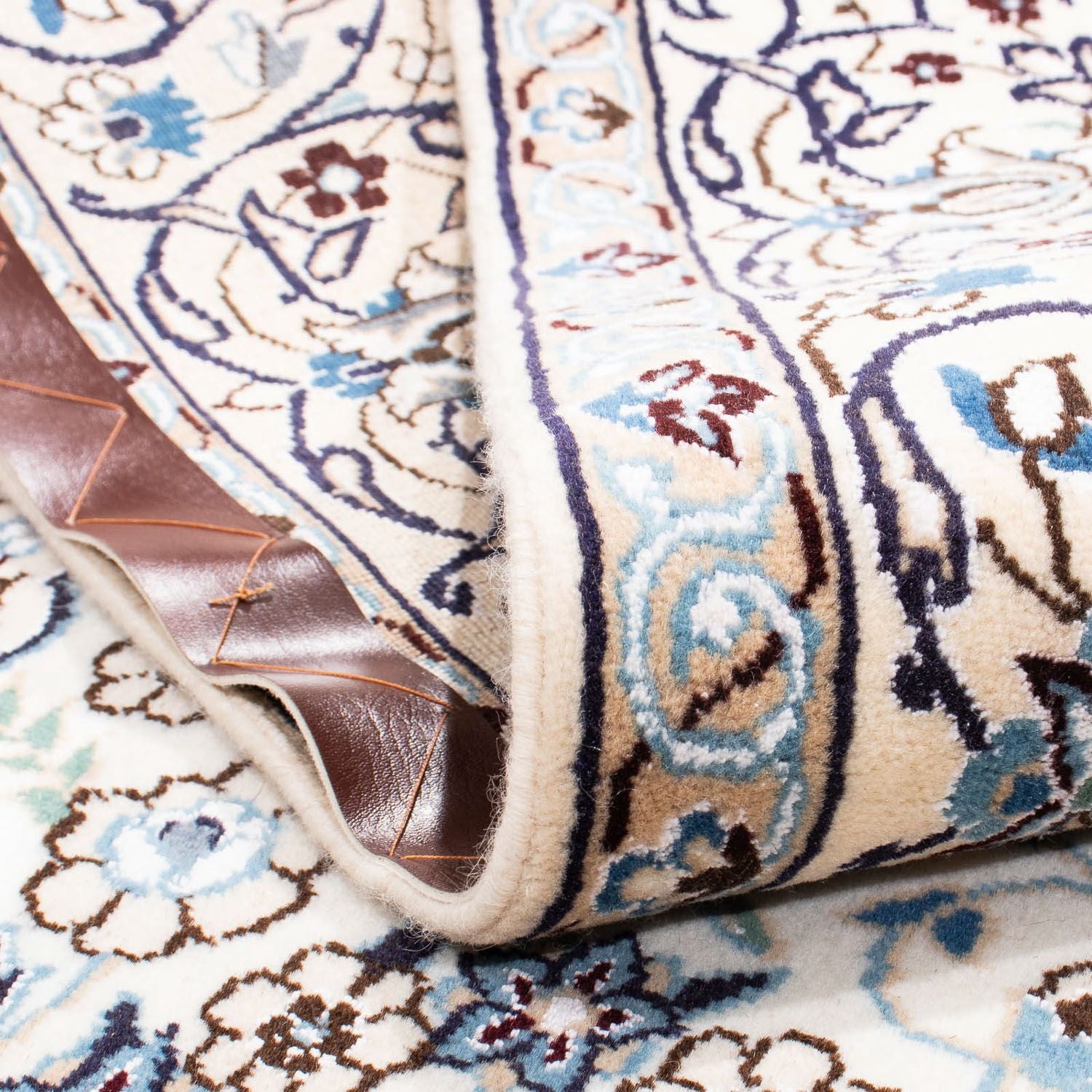 Tappeto Persero - Nain - Reale quadrato  - 205 x 198 cm - beige