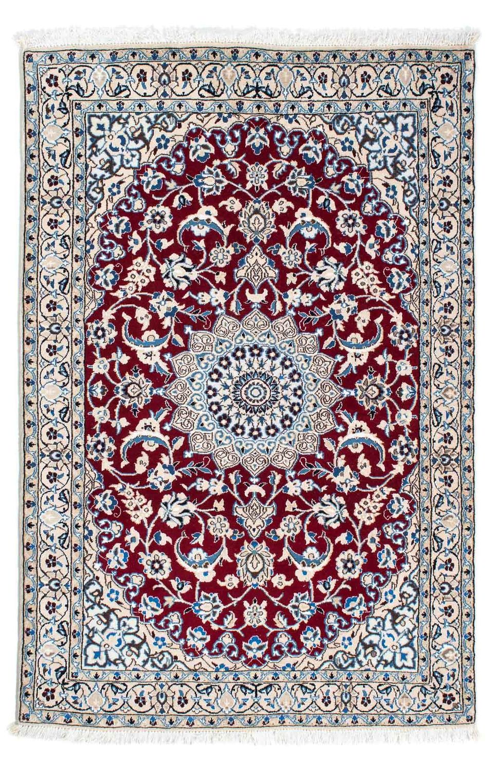 Tappeto Persero - Nain - Reale - 172 x 112 cm - rosso scuro
