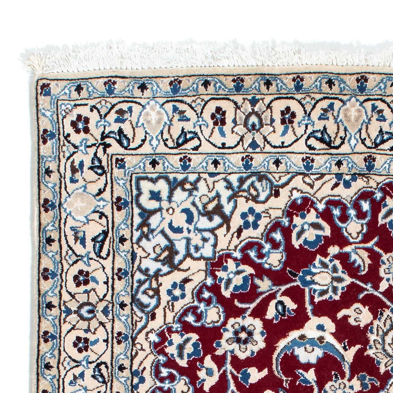 Tappeto Persero - Nain - Reale - 172 x 112 cm - rosso scuro