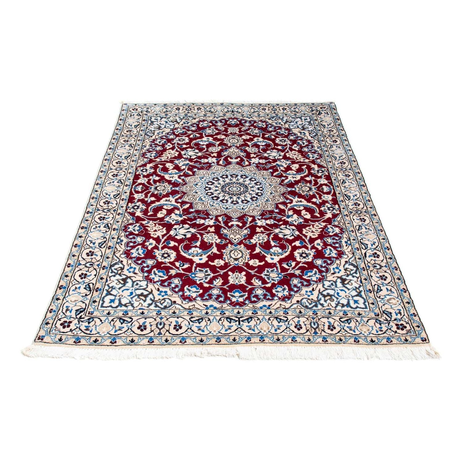 Tappeto Persero - Nain - Reale - 172 x 112 cm - rosso scuro