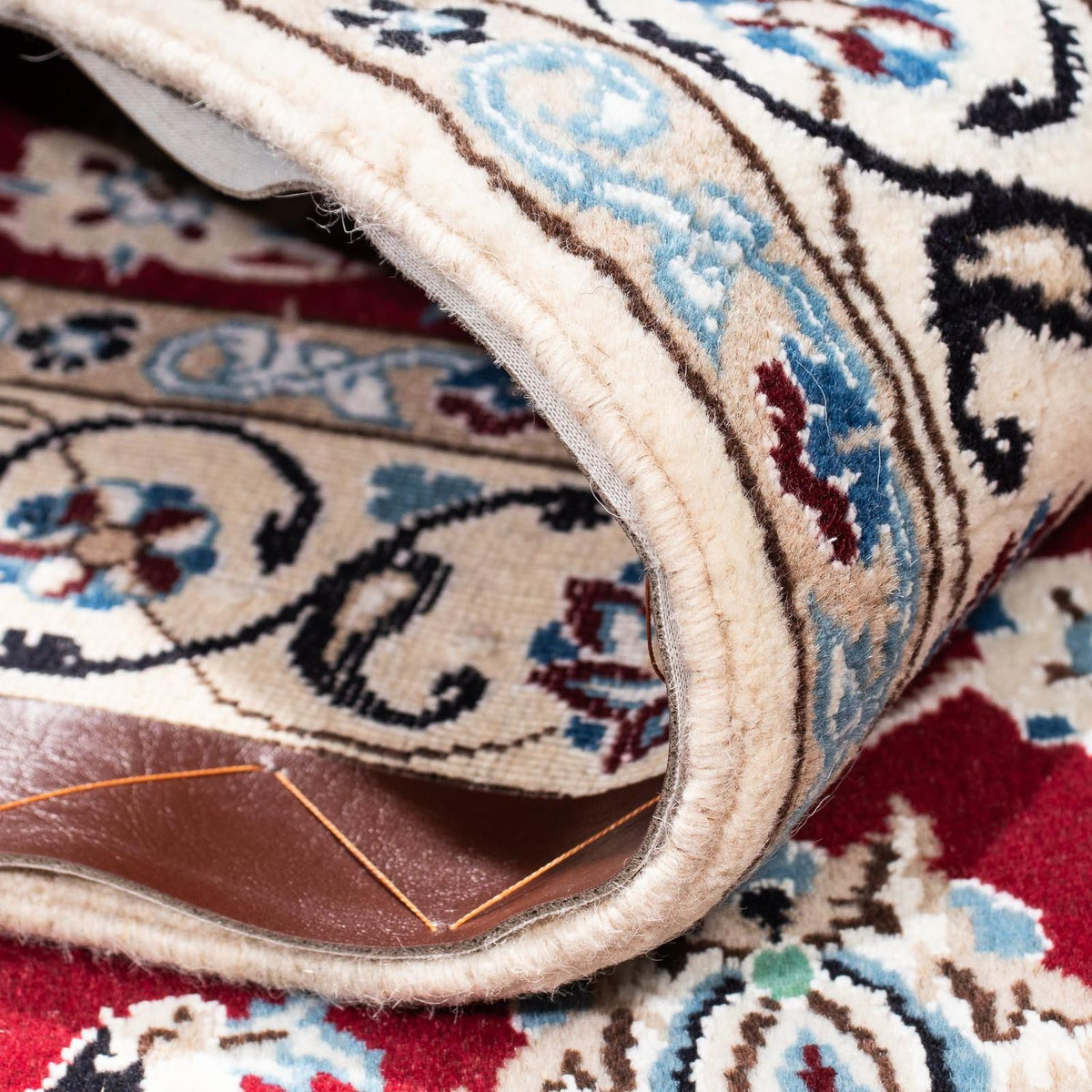 Tappeto Persero - Nain - Reale - 187 x 112 cm - rosso scuro