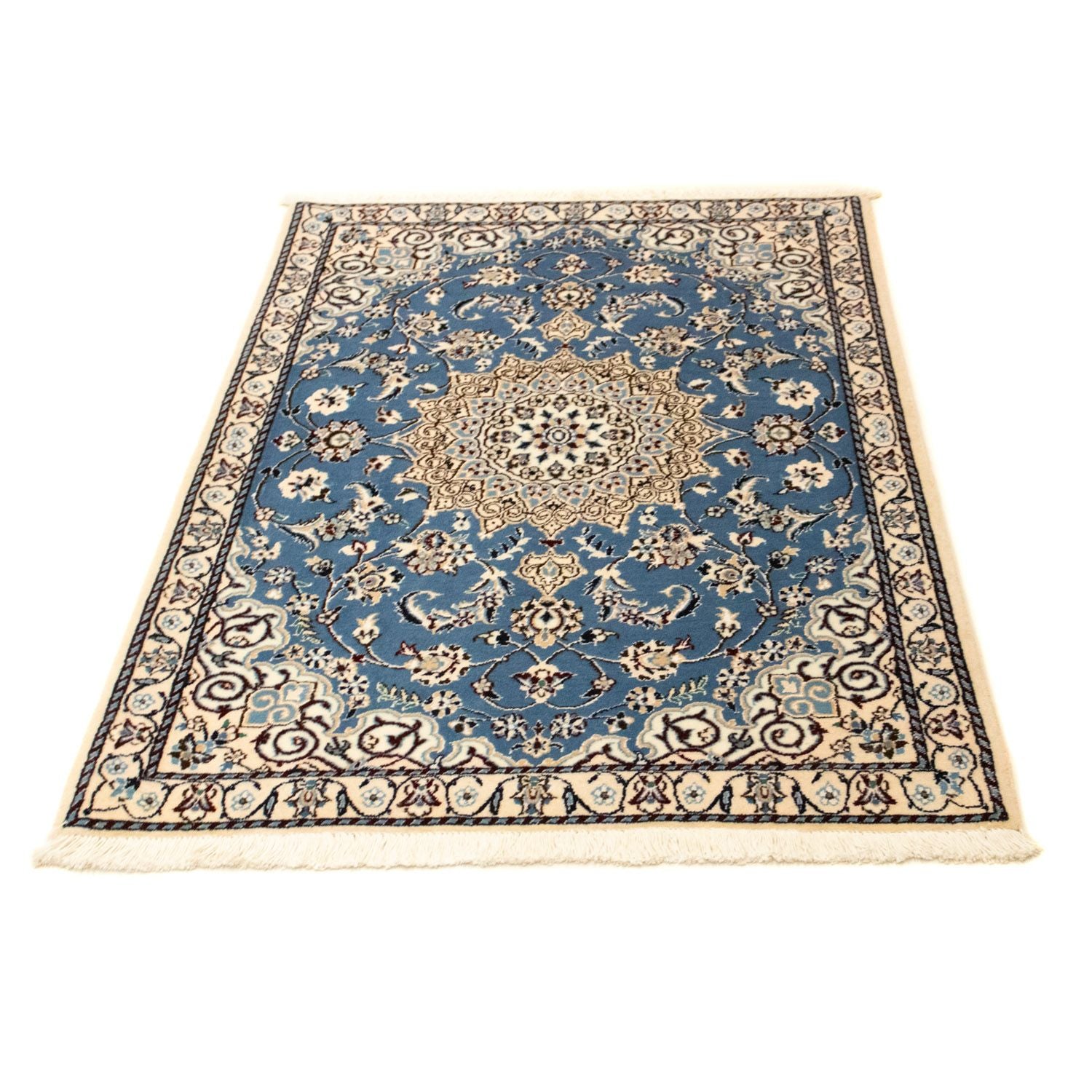 Tappeto Persero - Nain - Reale - 125 x 88 cm - blu