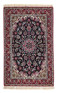 Tappeto Persero - Isfahan - Premio - 107 x 69 cm - rosso scuro