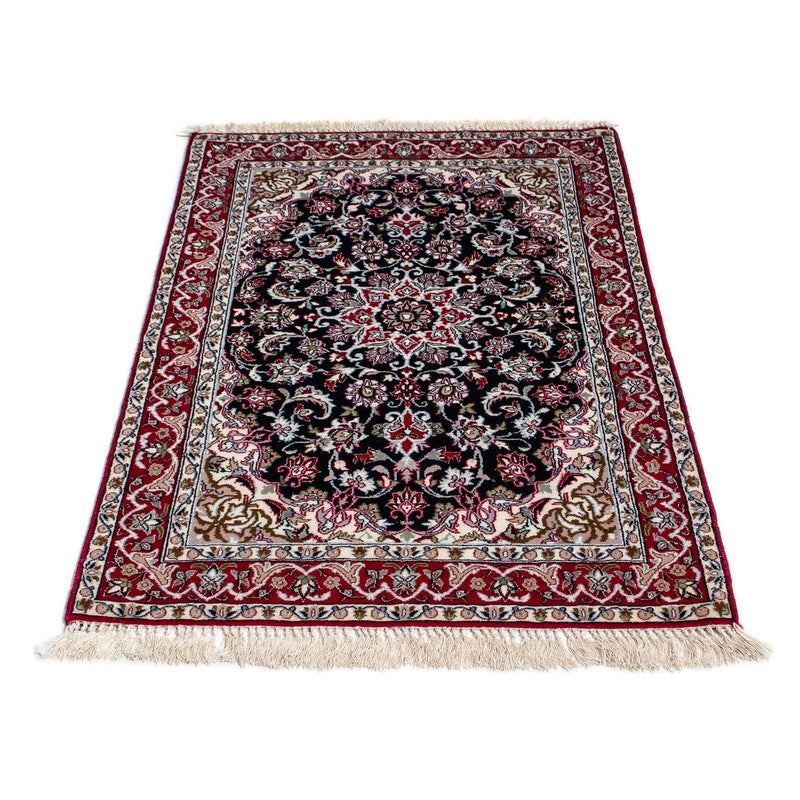 Tappeto Persero - Isfahan - Premio - 107 x 69 cm - rosso scuro