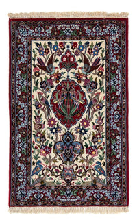 Tappeto Persero - Isfahan - Premio - 105 x 67 cm - rosso scuro