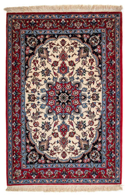Tappeto Persero - Isfahan - Premio - 120 x 84 cm - rosso scuro