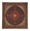 Tappeto Persero - Tabriz quadrato  - 203 x 202 cm - blu scuro