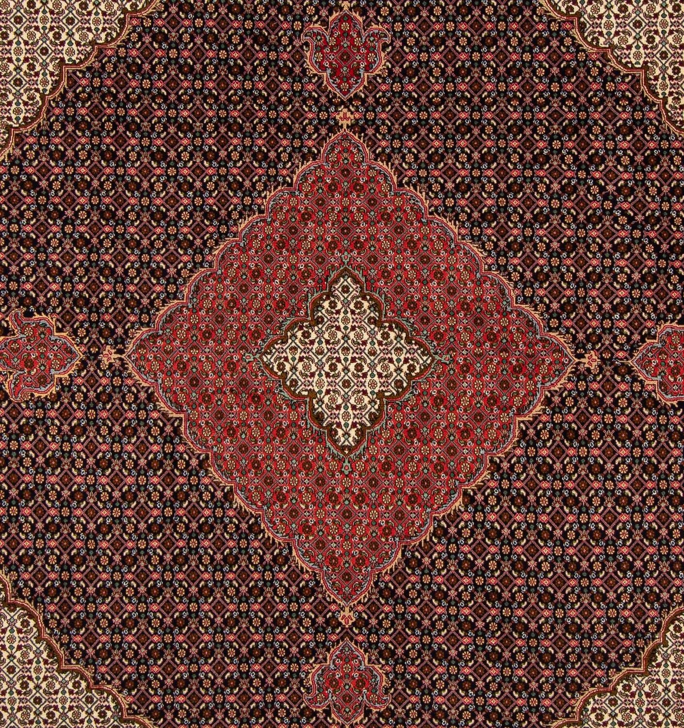 Tappeto Persero - Tabriz quadrato  - 203 x 202 cm - blu scuro