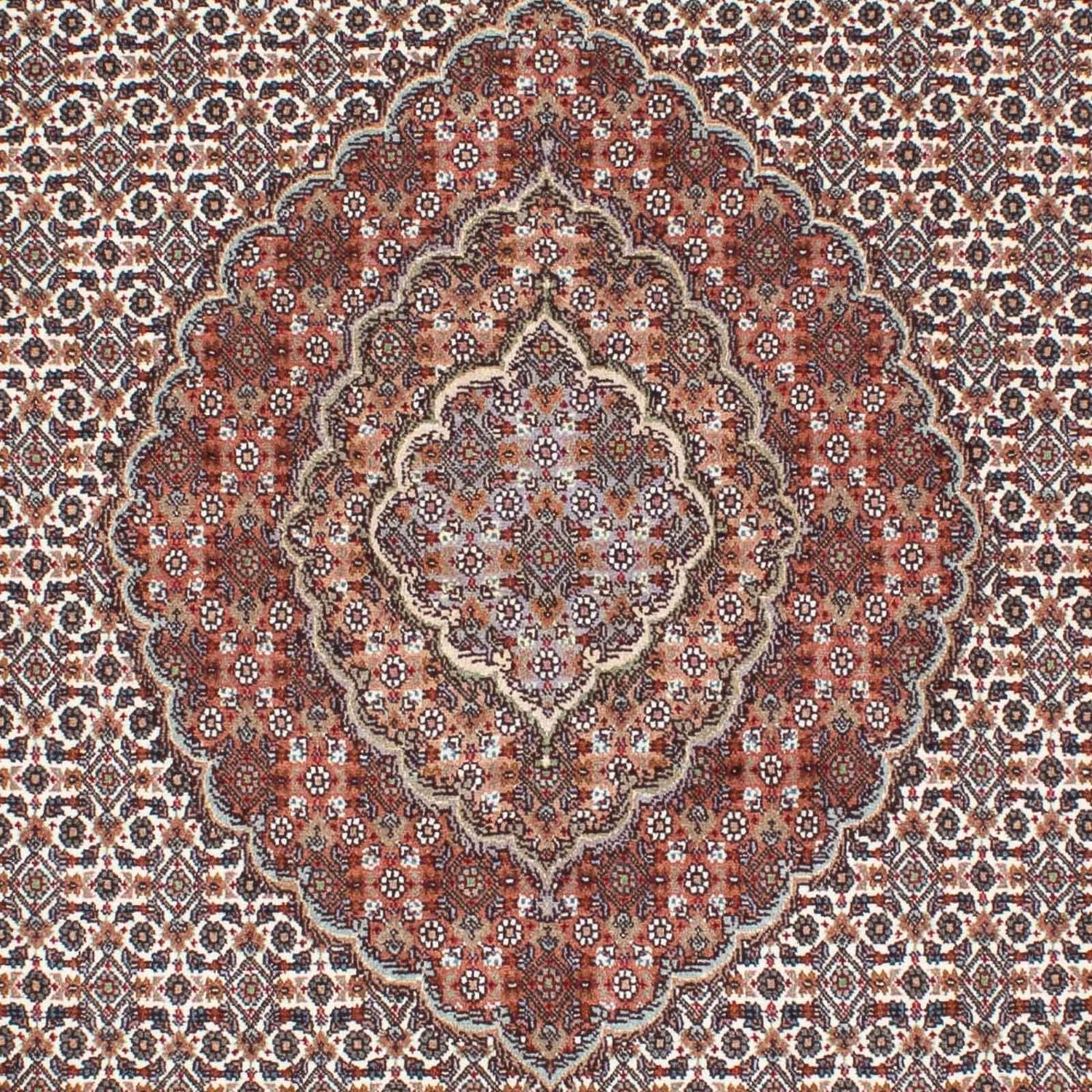 Tappeto Persero - Tabriz - 212 x 153 cm - marrone chiaro
