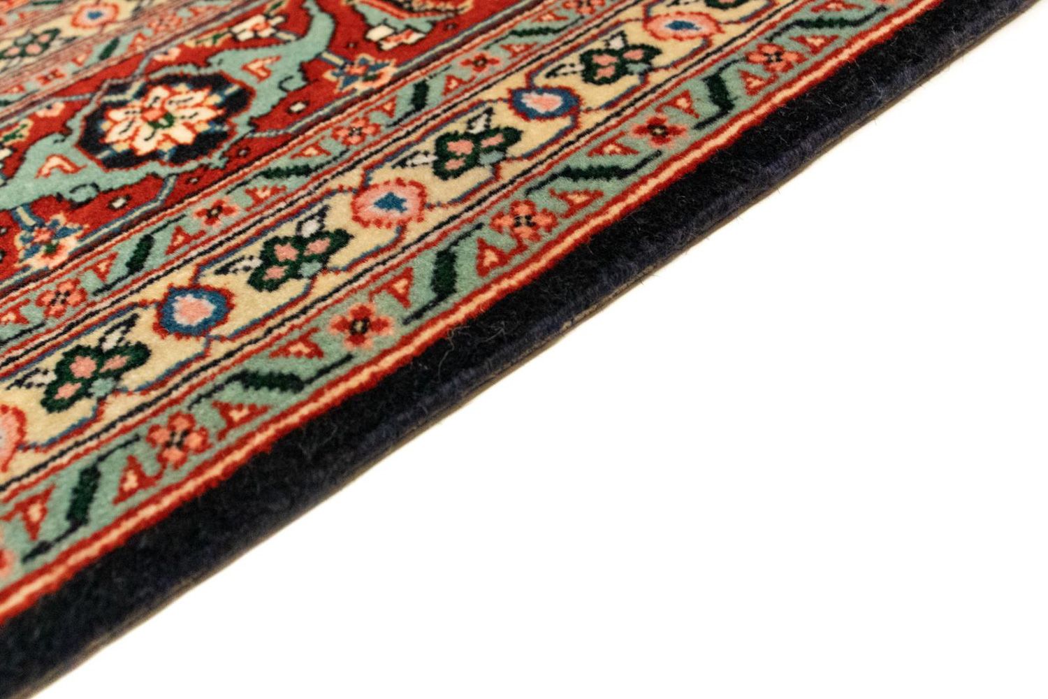 Tappeto Persero - Tabriz - Reale quadrato  - 156 x 155 cm - nero