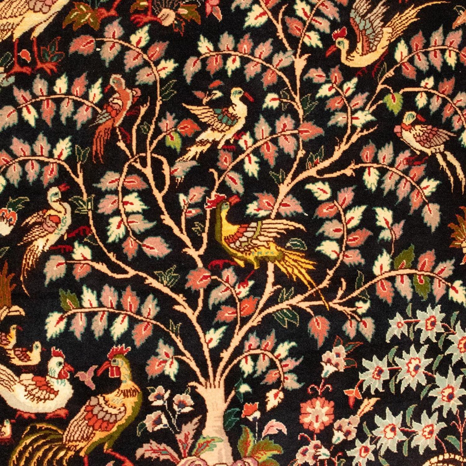 Tappeto Persero - Tabriz - Reale - 148 x 100 cm - blu scuro