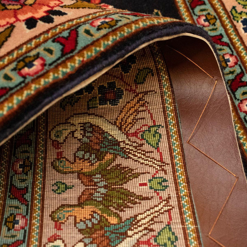 Tappeto Persero - Tabriz - Reale - 148 x 100 cm - blu scuro