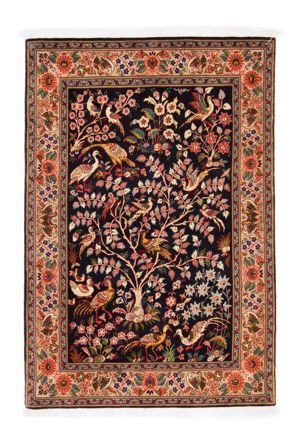 Tappeto Persero - Tabriz - Reale - 148 x 100 cm - blu scuro