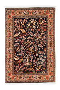 Tappeto Persero - Tabriz - Reale - 148 x 100 cm - blu scuro