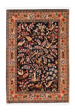 Tappeto Persero - Tabriz - Reale - 148 x 100 cm - blu scuro