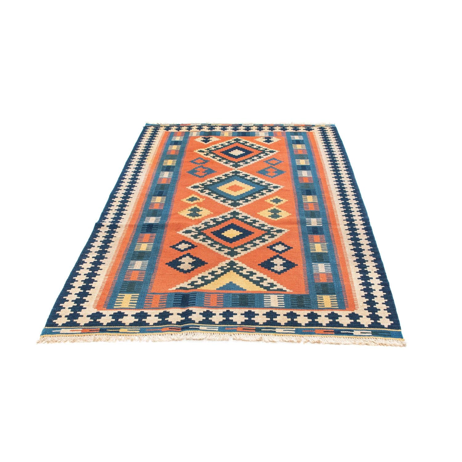 Tappeto Kelim - Orientale - 192 x 123 cm - ruggine