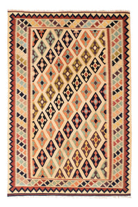 Tappeto Kelim - Orientale - 207 x 148 cm - marrone chiaro