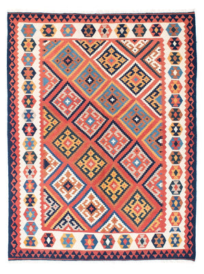 Tappeto Kelim - Orientale - 206 x 156 cm - ruggine