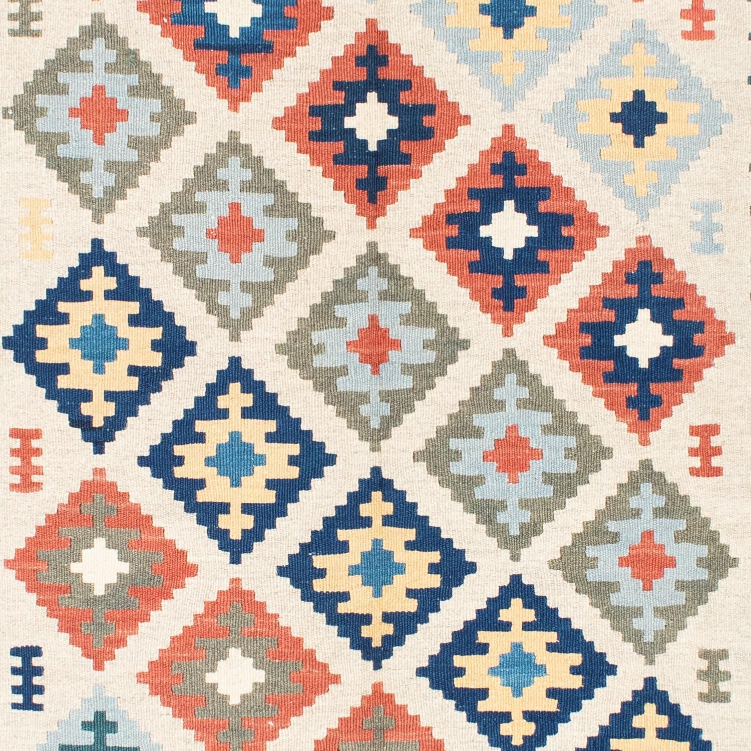 Tappeto Kelim - Orientale - 196 x 155 cm - beige