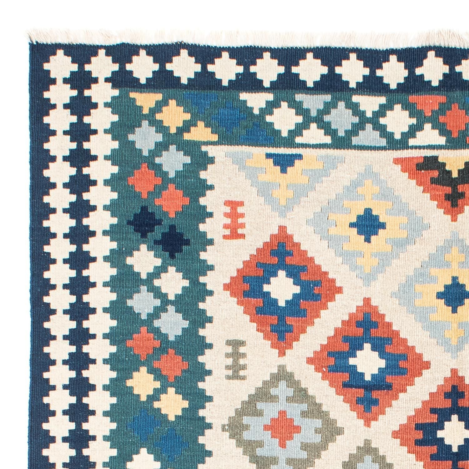Tappeto Kelim - Orientale - 196 x 155 cm - beige