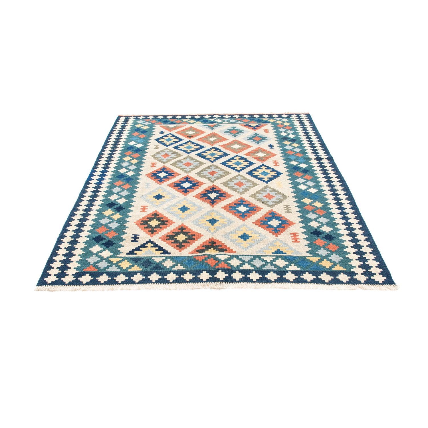 Tappeto Kelim - Orientale - 196 x 155 cm - beige