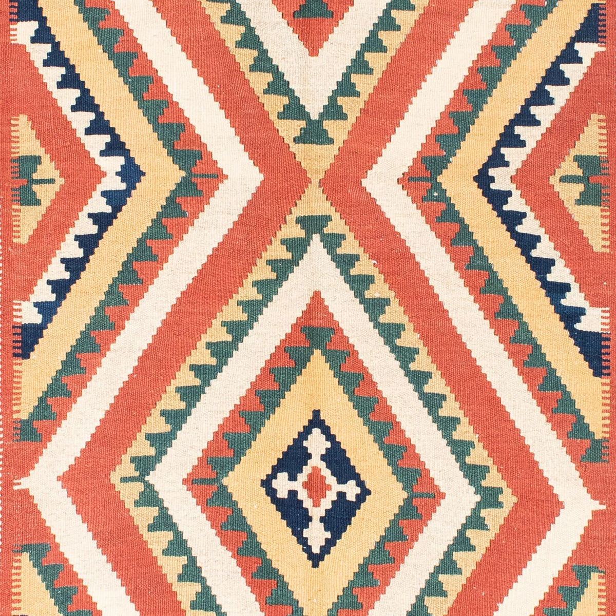 Tappeto Kelim - Orientale - 212 x 146 cm - ruggine