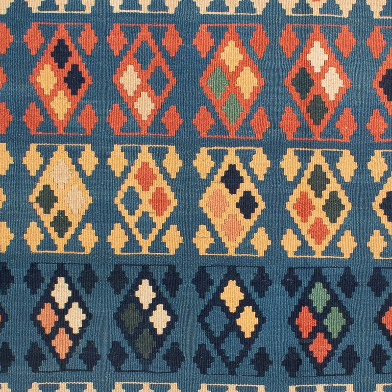 Tappeto Kelim - Orientale quadrato  - 212 x 197 cm - blu