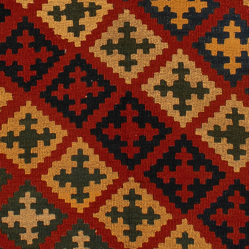 Tappeto Kelim - Orientale - 211 x 146 cm - rosso scuro