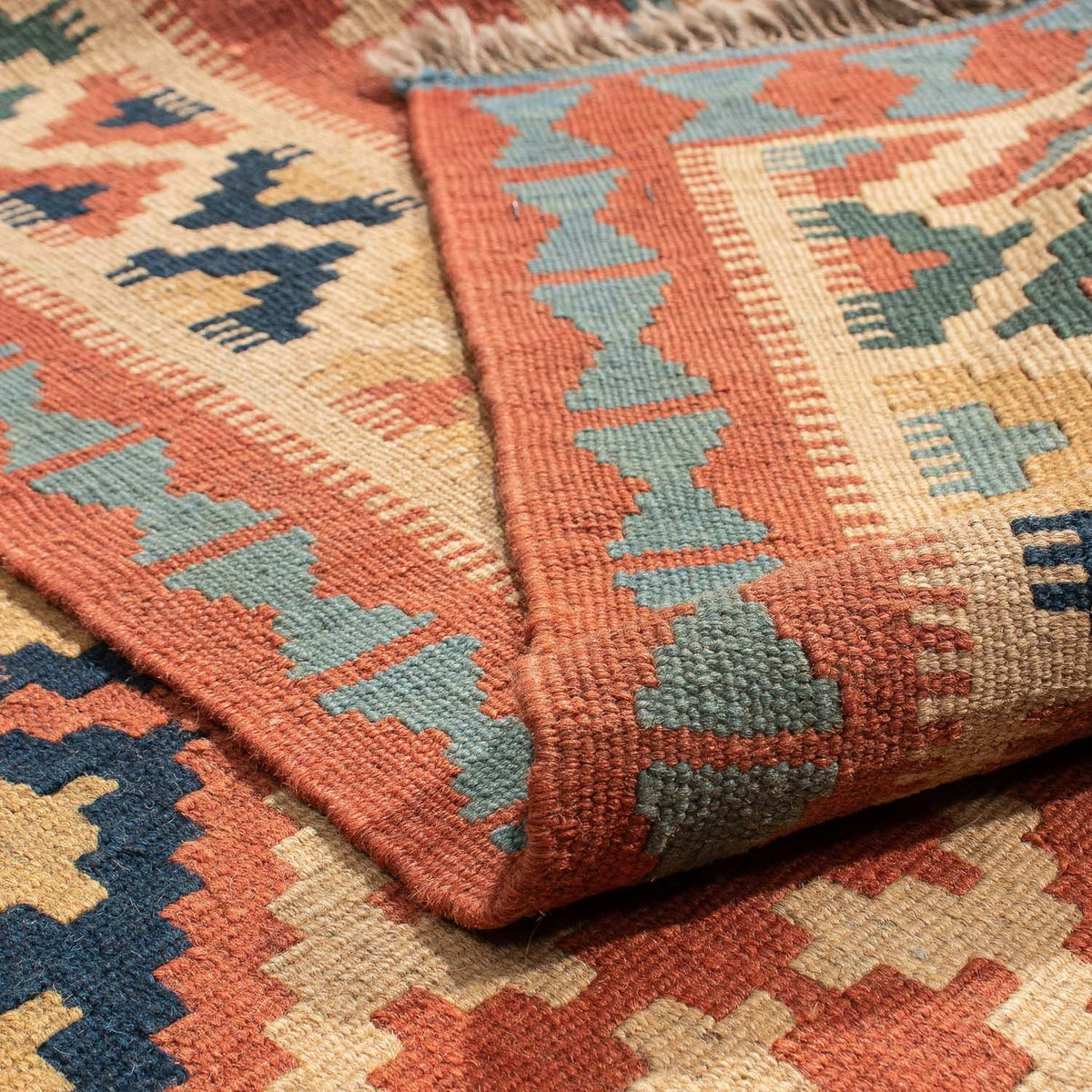 Tappeto Kelim - Orientale - 218 x 145 cm - marrone