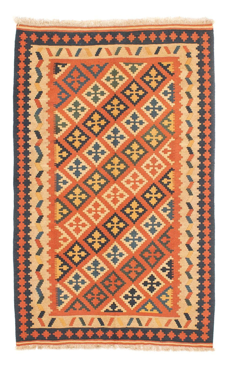 Tappeto Kelim - Orientale - 195 x 124 cm - arancione